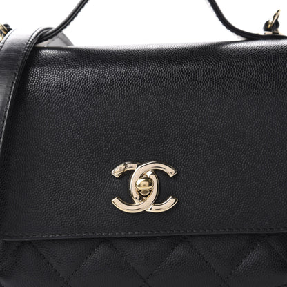 Chanel Caviar Quilted Mini Business Affinity Flap Black 10 of 11