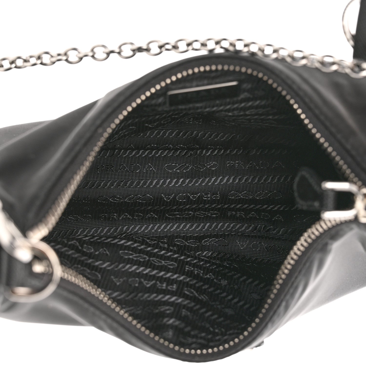 Prada Nylon Re-Edition 2005 Shoulder Bag Black 5 of 11