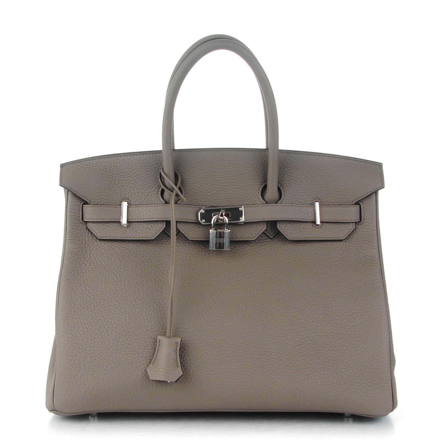 Hermes Taurillon Clemence Birkin 35 Etain 1 of 25