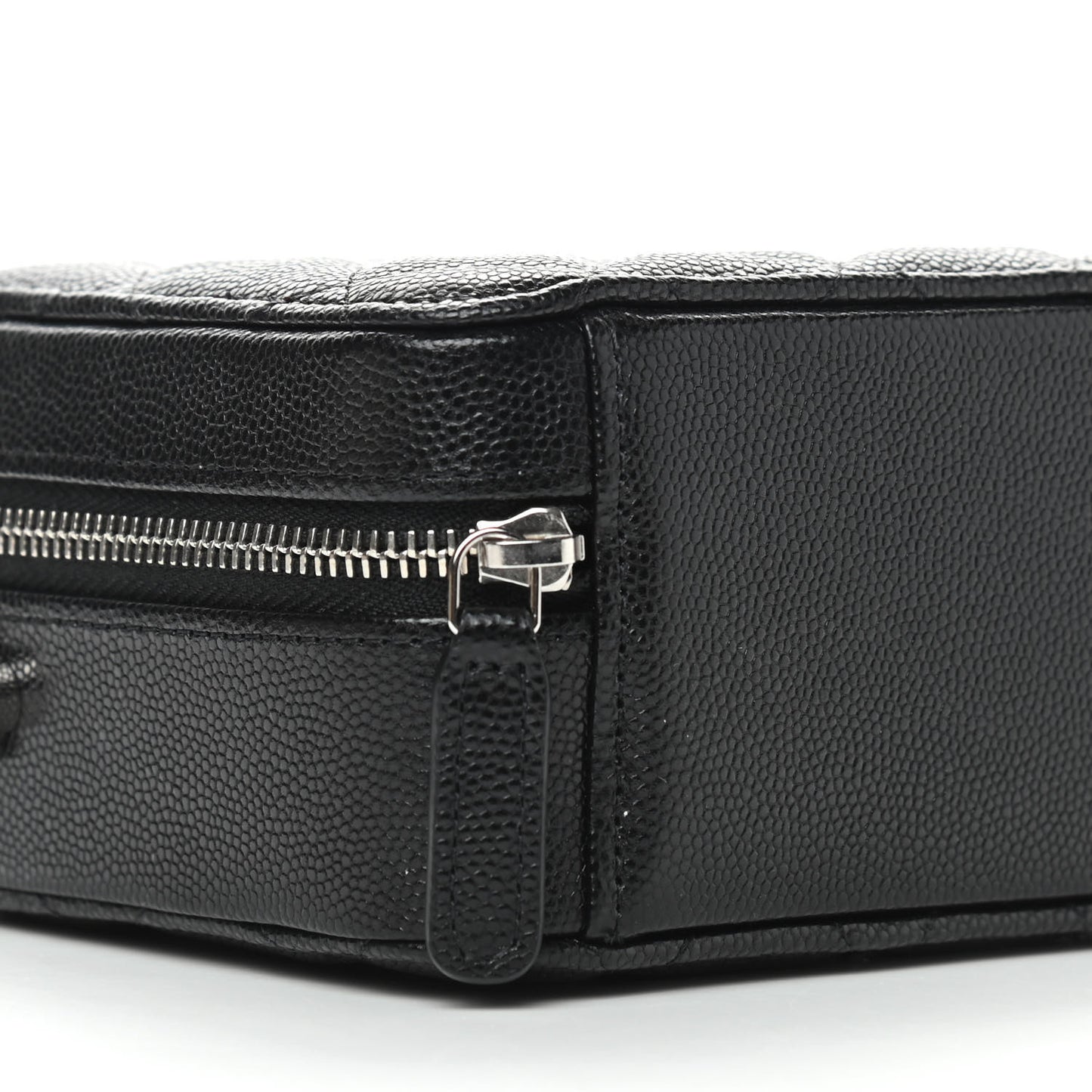 Caviar Quilted Camera Bag Black