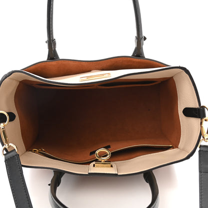 Louis Vuitton Calfskin Monogram On My Side MM Chataigne 5 of 9