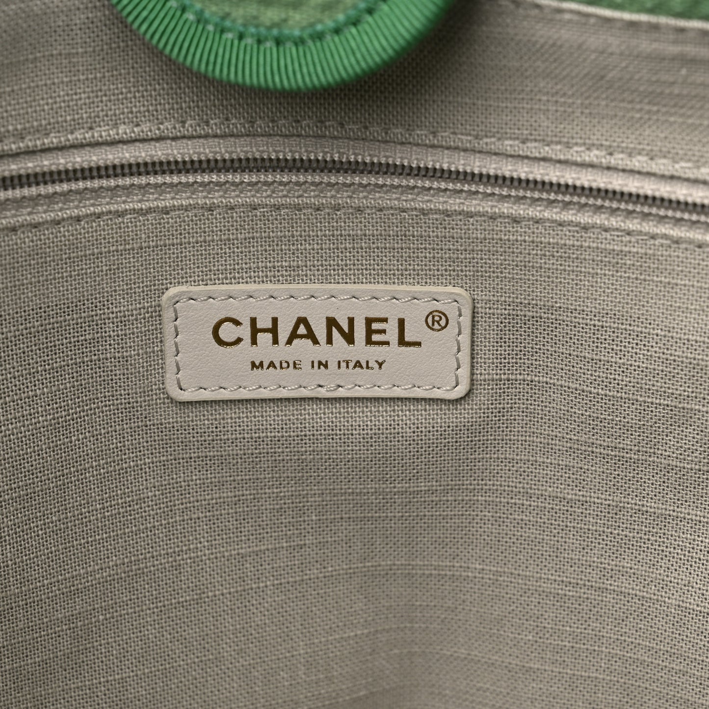 Mixed Fibers Small Deauville Tote Green