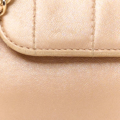 Chanel Metallic Lambskin Chocolate Bar Accordion Mademoiselle Pink 10 of 16