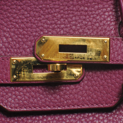 Hermes Taurillon Clemence Birkin 35 Tosca 5 of 9