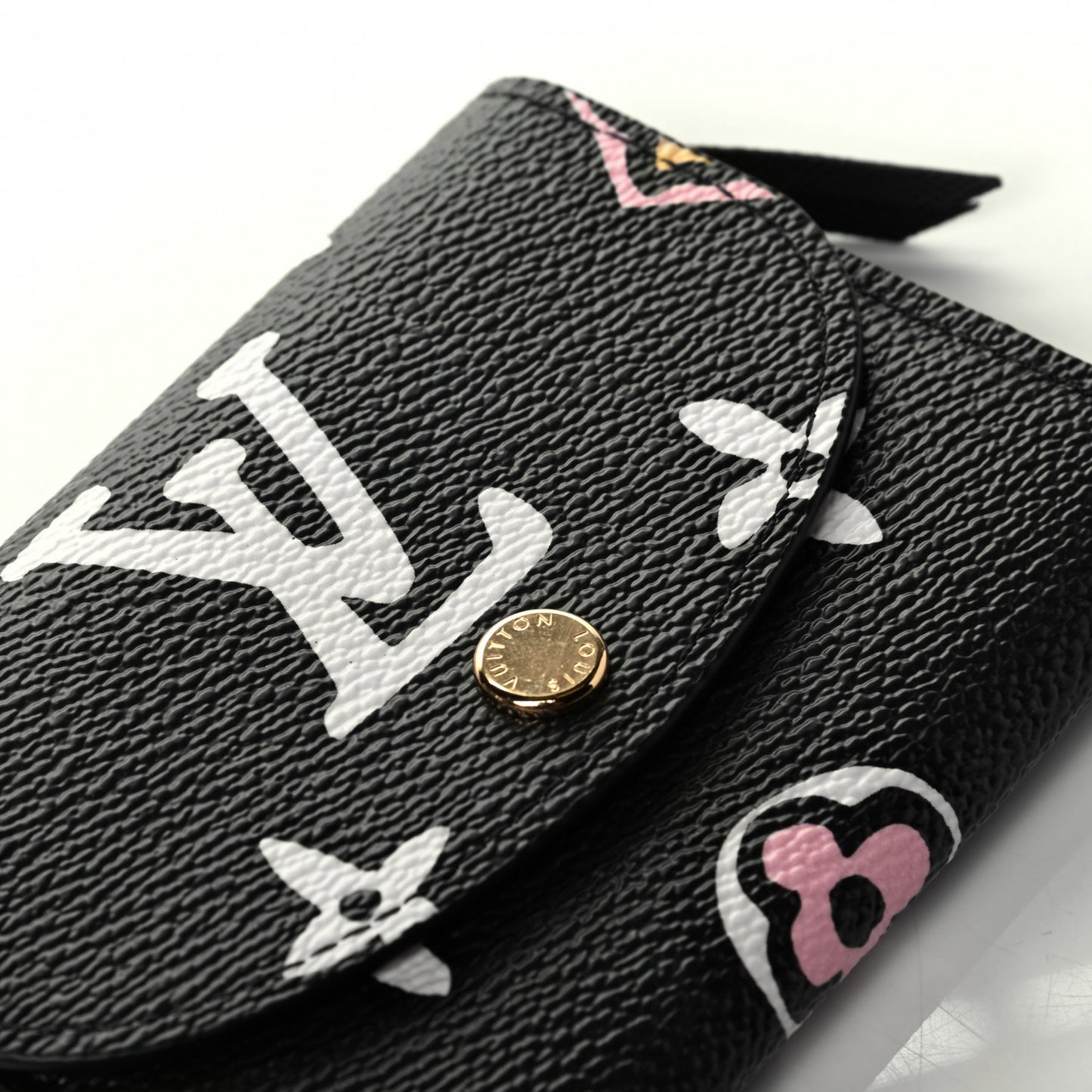 Monogram Giant Wild At Heart Rosalie Coin Purse Black