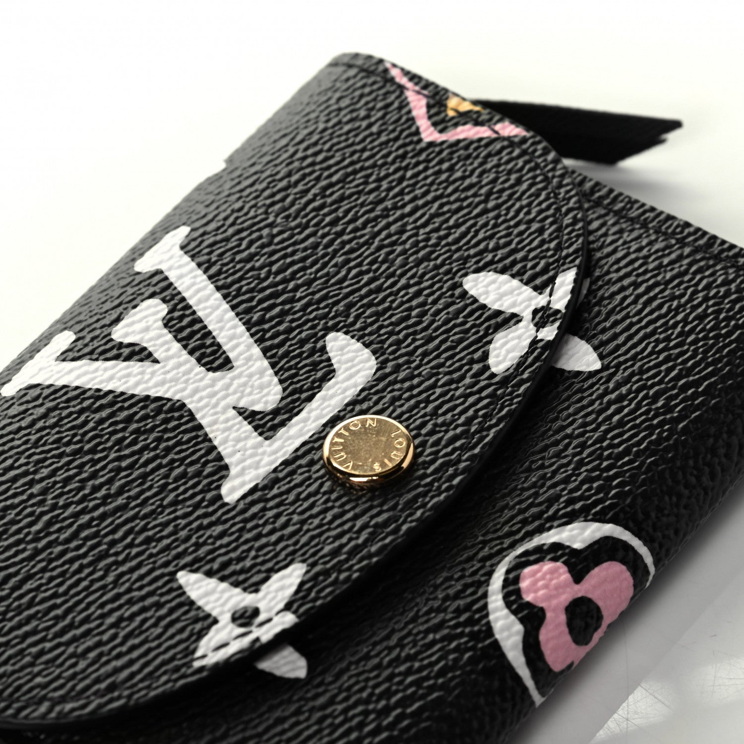 Louis Vuitton Monogram Giant Wild At Heart Rosalie Coin Purse Black 5 of 5