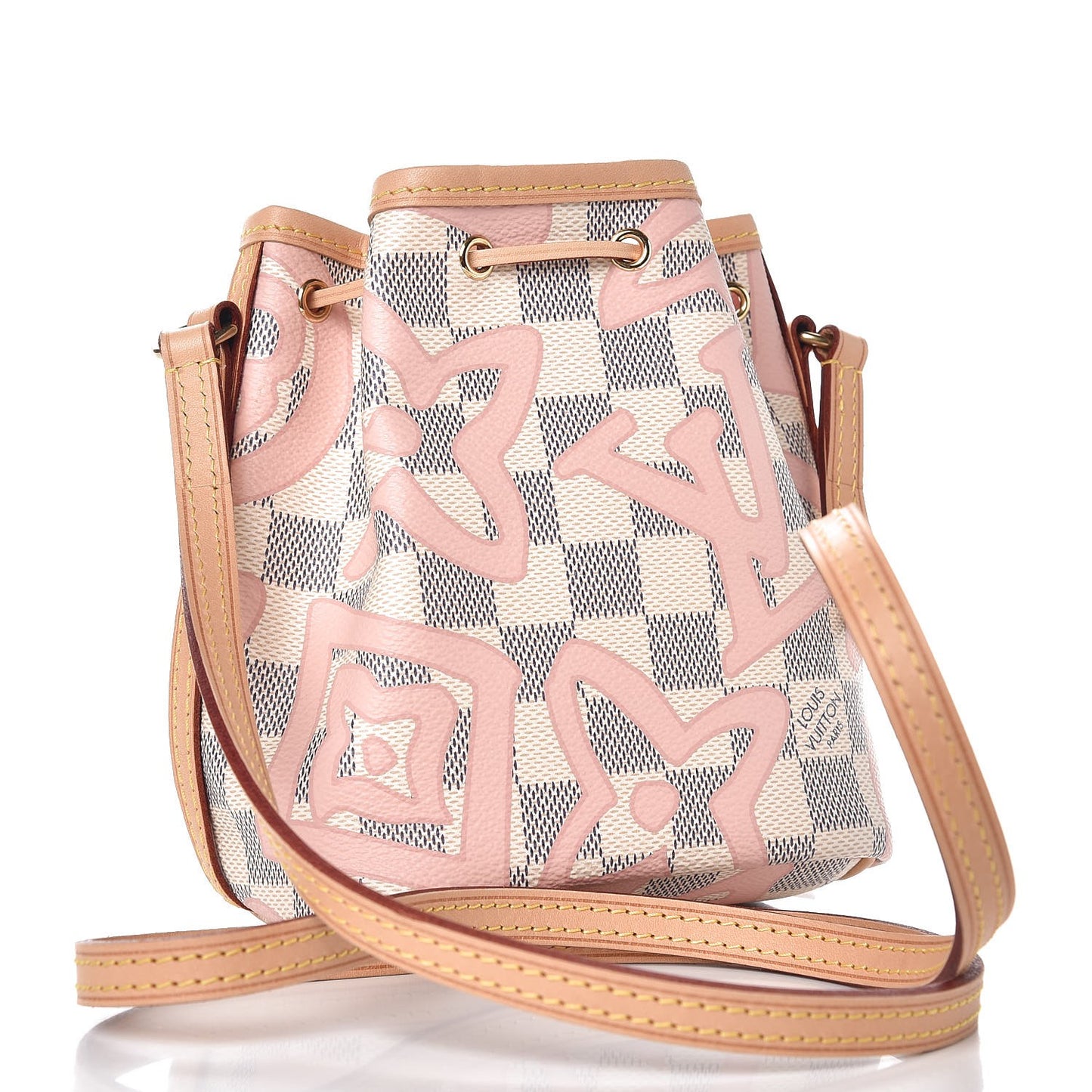 Damier Azur Tahitienne Nano Noe Rose Ballerine