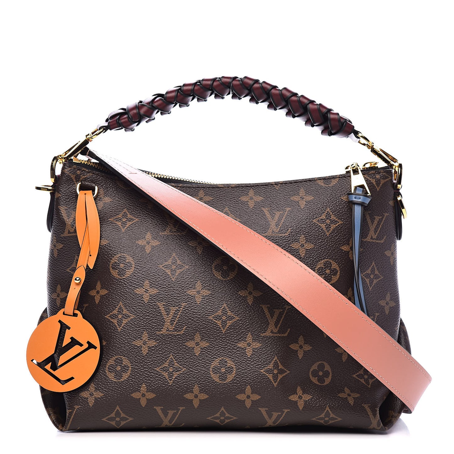 Monogram Beaubourg Hobo Mini Bordeaux Red Peach Safran Blue Jean Blue