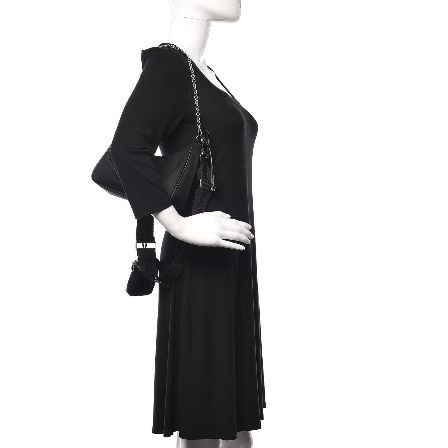 Nylon Re-Edition 2005 Shoulder Bag Black