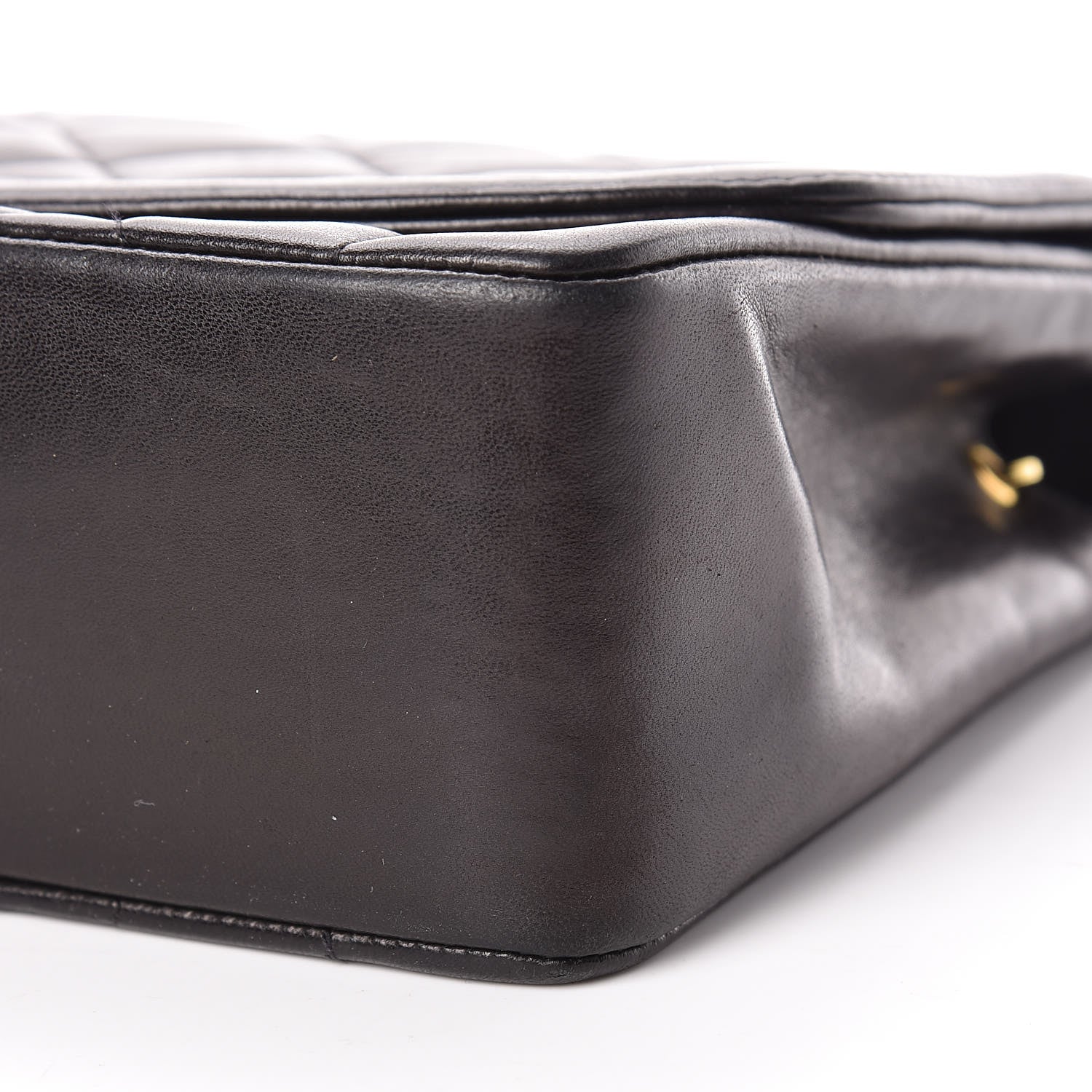 Chanel Lambskin Quilted Medium Single Flap Black 7 of 14