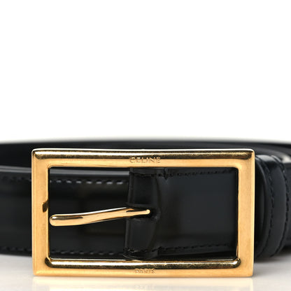 Celine Box Calfskin BC 27 25mm Belt Belt 90 36 Black 2 of 8