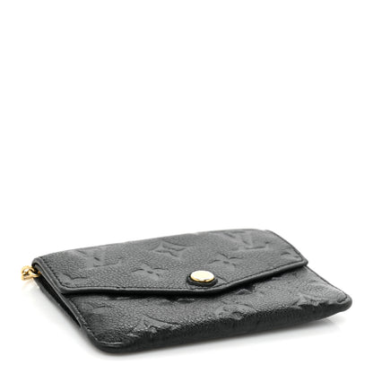 Louis Vuitton LOUIS VUITTON Empreinte Key Pouch Black 4 of 12
