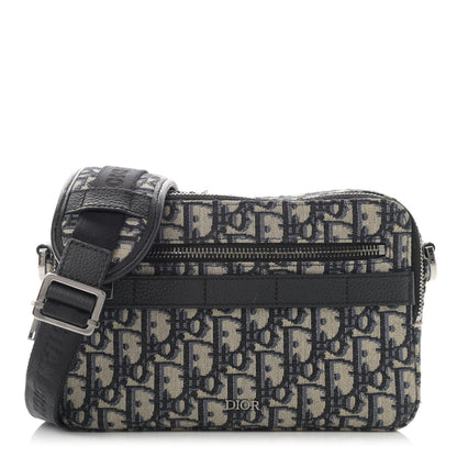 Christian Dior HOMME Oblique Safari Messenger Blue 1 of 8
