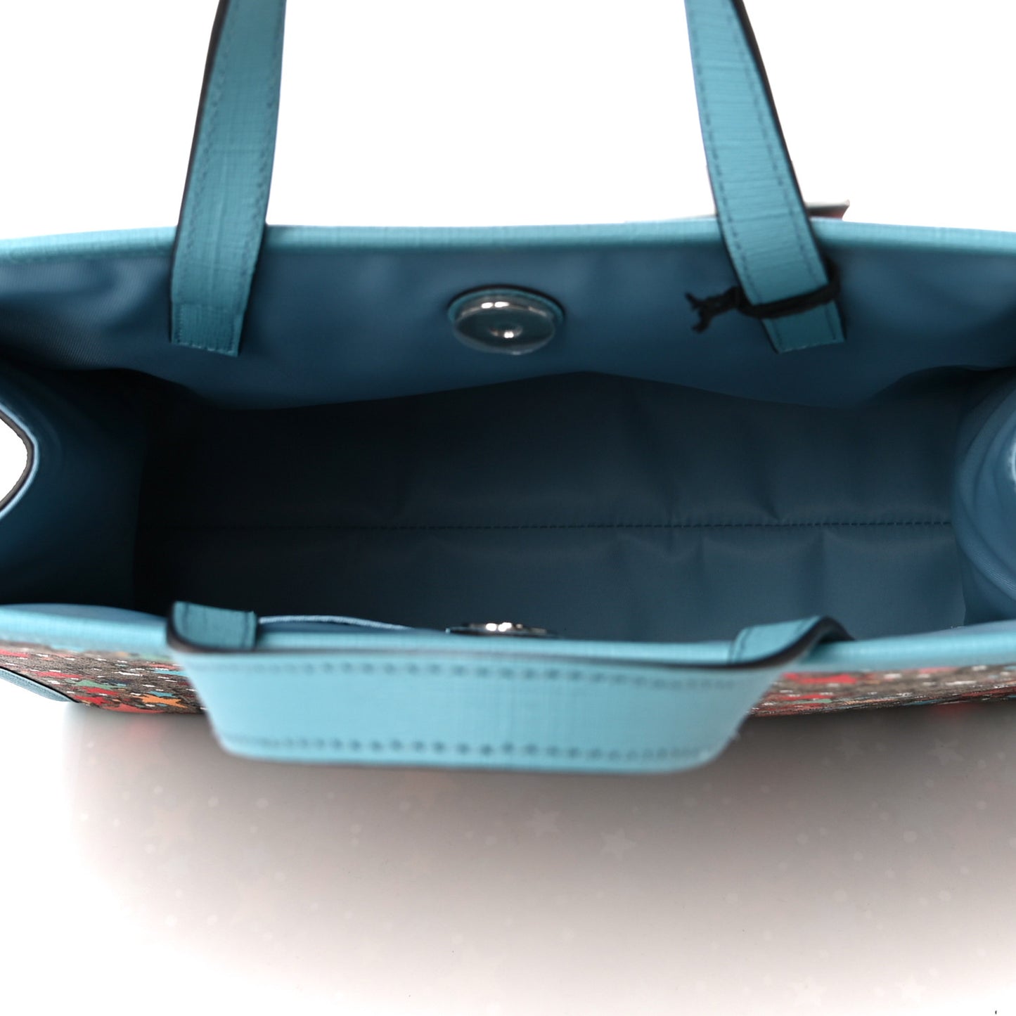 GG Supreme Monogram Star Print Childrens Tote Blue Multicolor