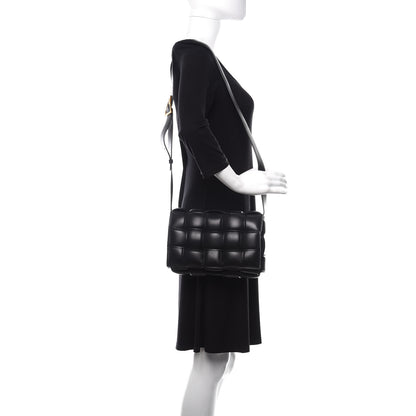 Bottega Veneta Nappa Maxi Intreccio Padded Cassette Crossbody Bag Black 2 of 11