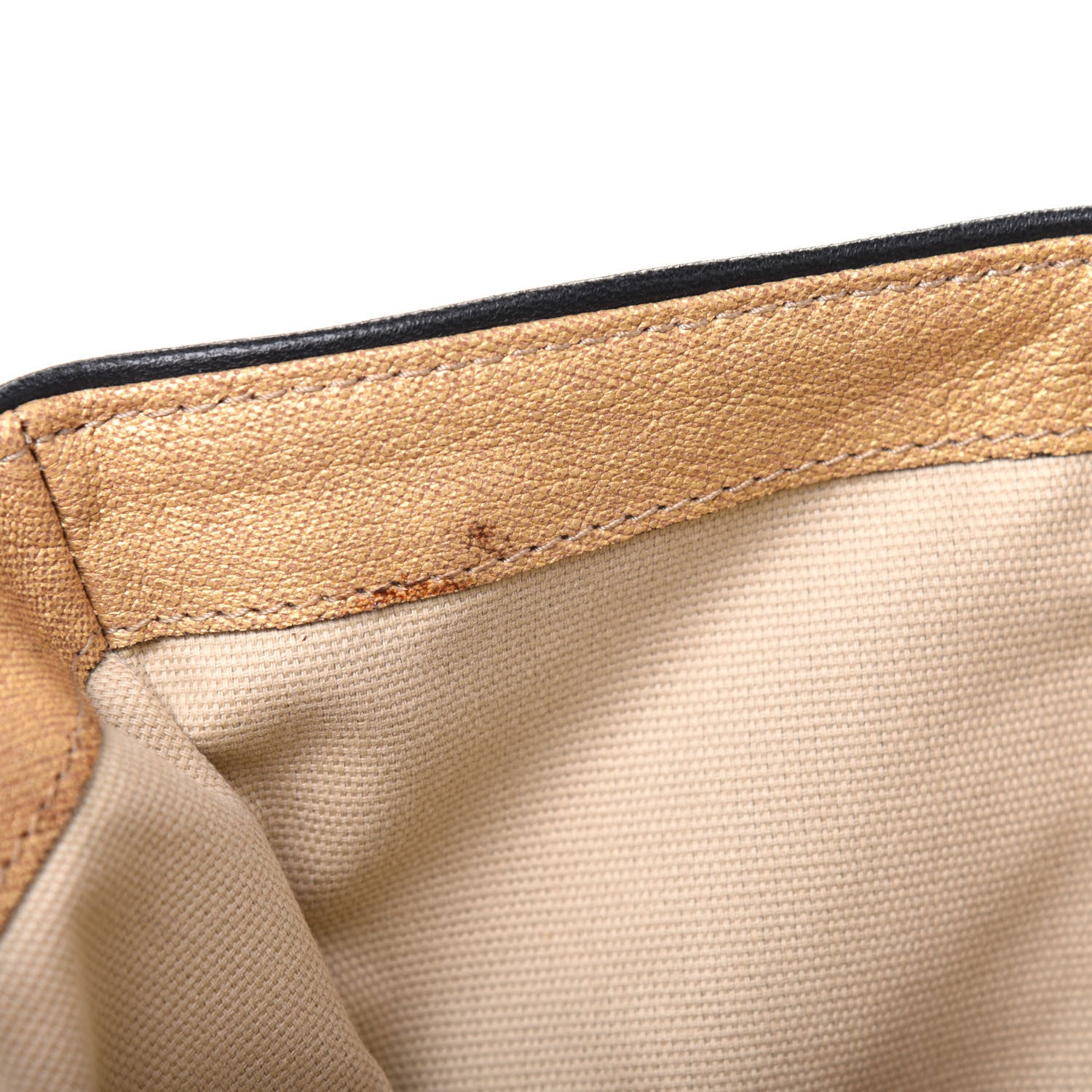 Marc Jacobs Coated Canvas Quilted Flap Shoulder Bag Tan 9 of 17