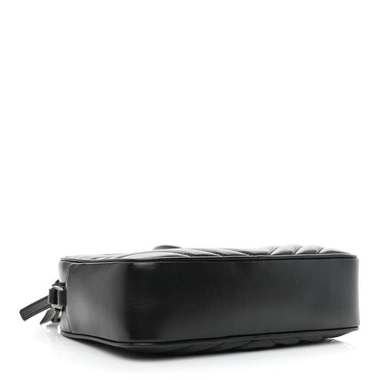 Saint Laurent Calfskin Matelasse Monogram Lou Camera Bag Black 4 of 10