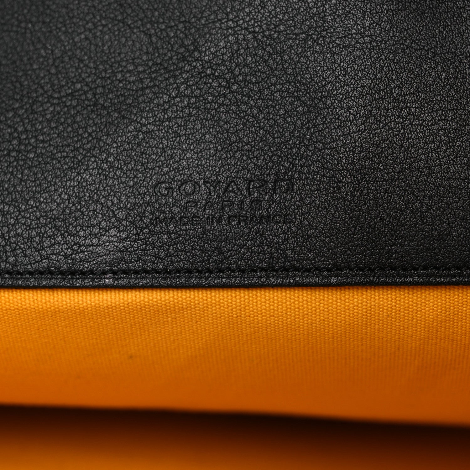 Goyard Goyardine Senat Pochette GM Black 6 of 11