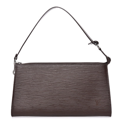 Louis Vuitton Epi Pochette Accessories 24 Moka 1 of 9