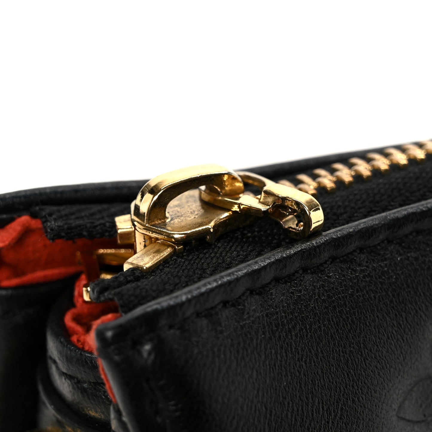 Lambskin Embossed Monogram Coussin BB Black Black