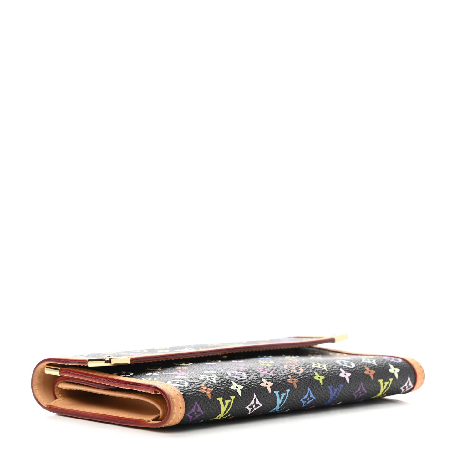 Monogram Multicolor Porte Tresor International Wallet Black