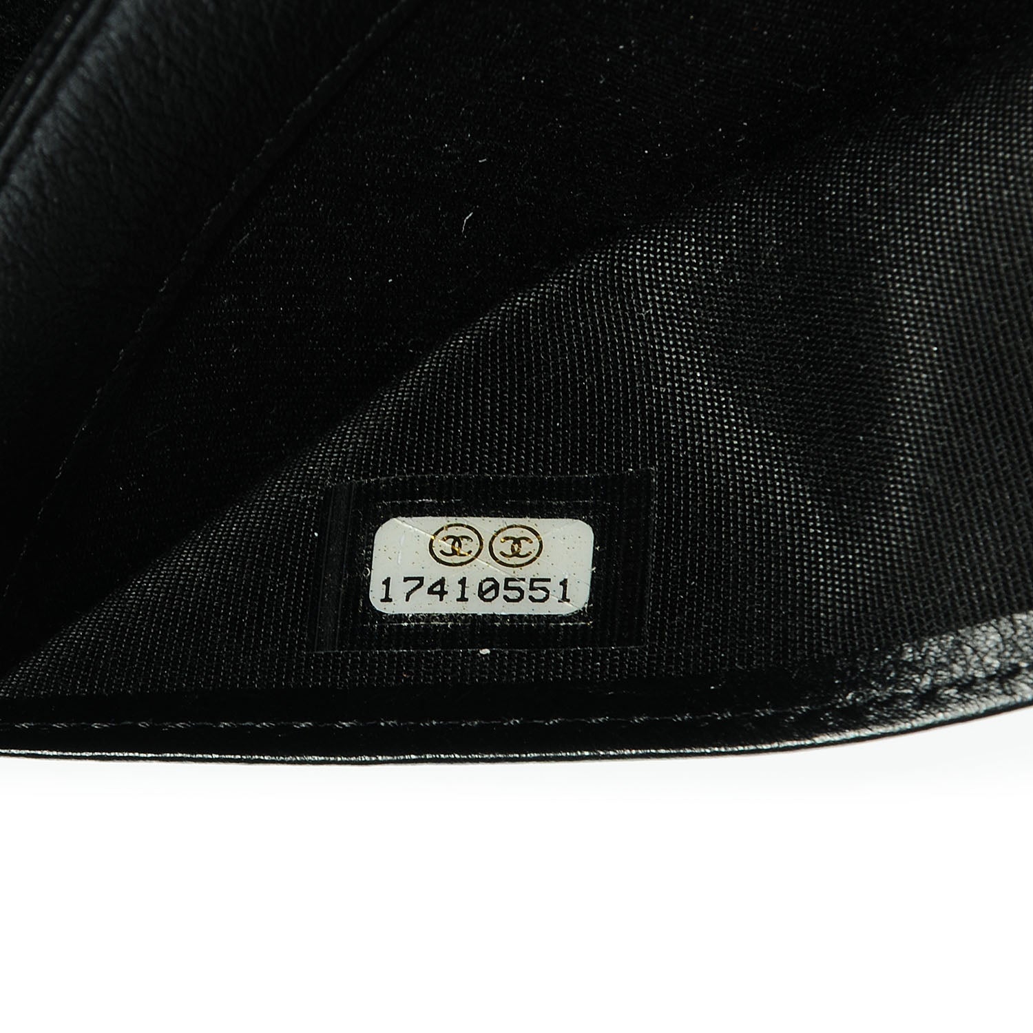 Chanel Caviar CC Long Flap French Wallet Black 8 of 9