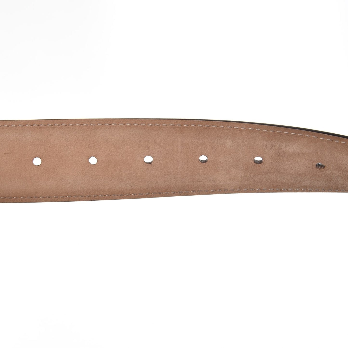 Moon Calfskin Interlocking G 37mm Belt 90 36 Mineral Blue