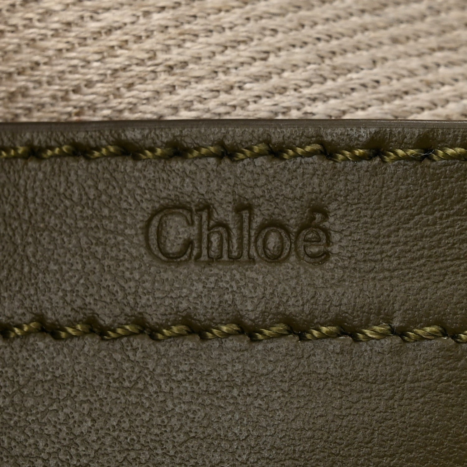 Chloe Suede Calfskin Small Marcie Saddle Bag Deep Olive 6 of 11