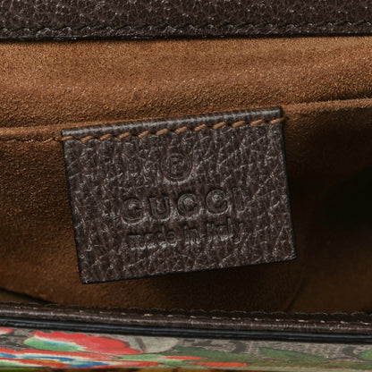 Gucci GG Supreme Monogram Tian Small Padlock Shoulder Bag Beige Multicolor New Acero 6 of 8