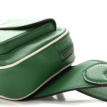 Gucci X ADIDAS Textured Dollar Calfskin Belt Bag Green 10 of 10