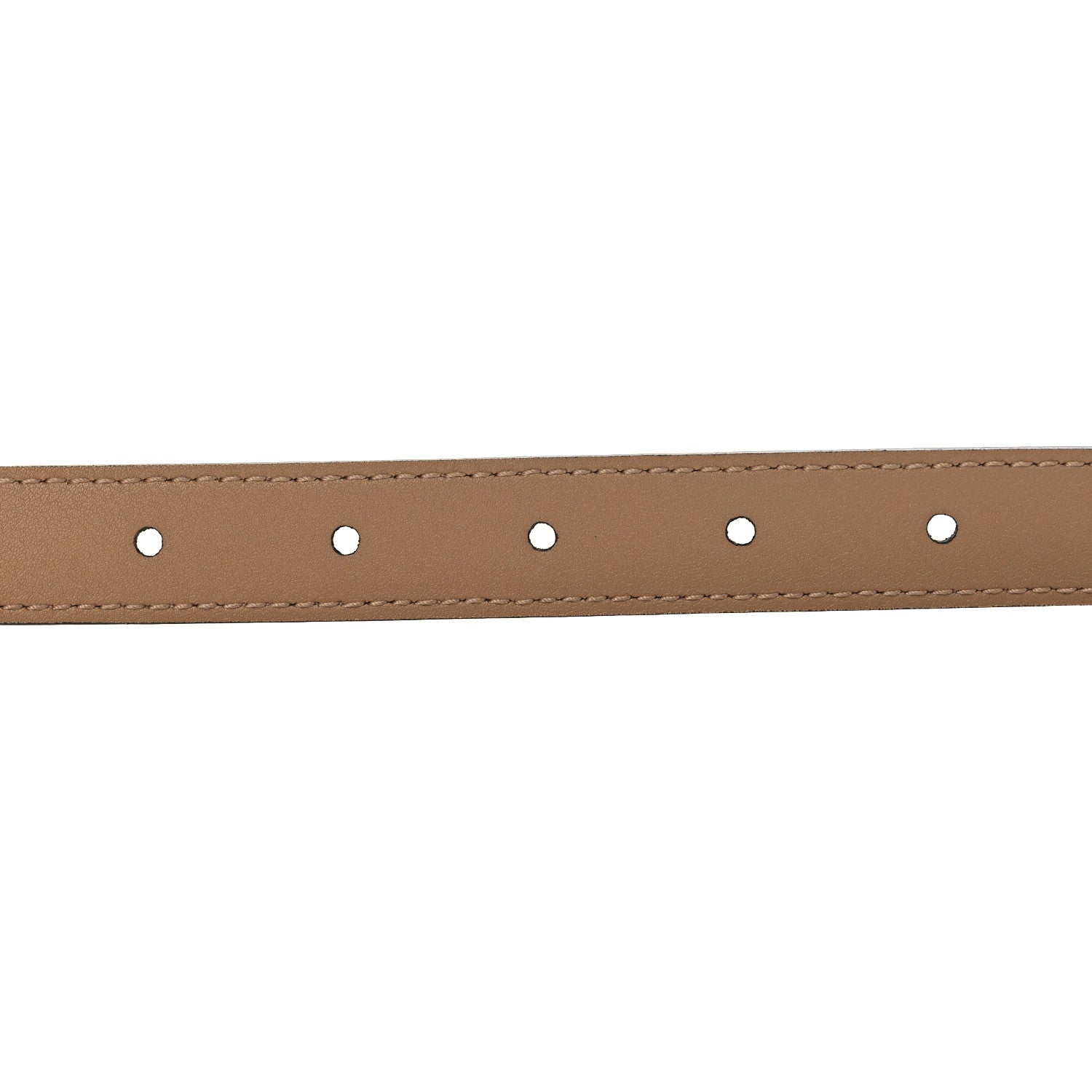 Gucci Azalea Calfskin Enamel Monochrome Double G 20mm Belt 100 40 Camelia 4 of 5