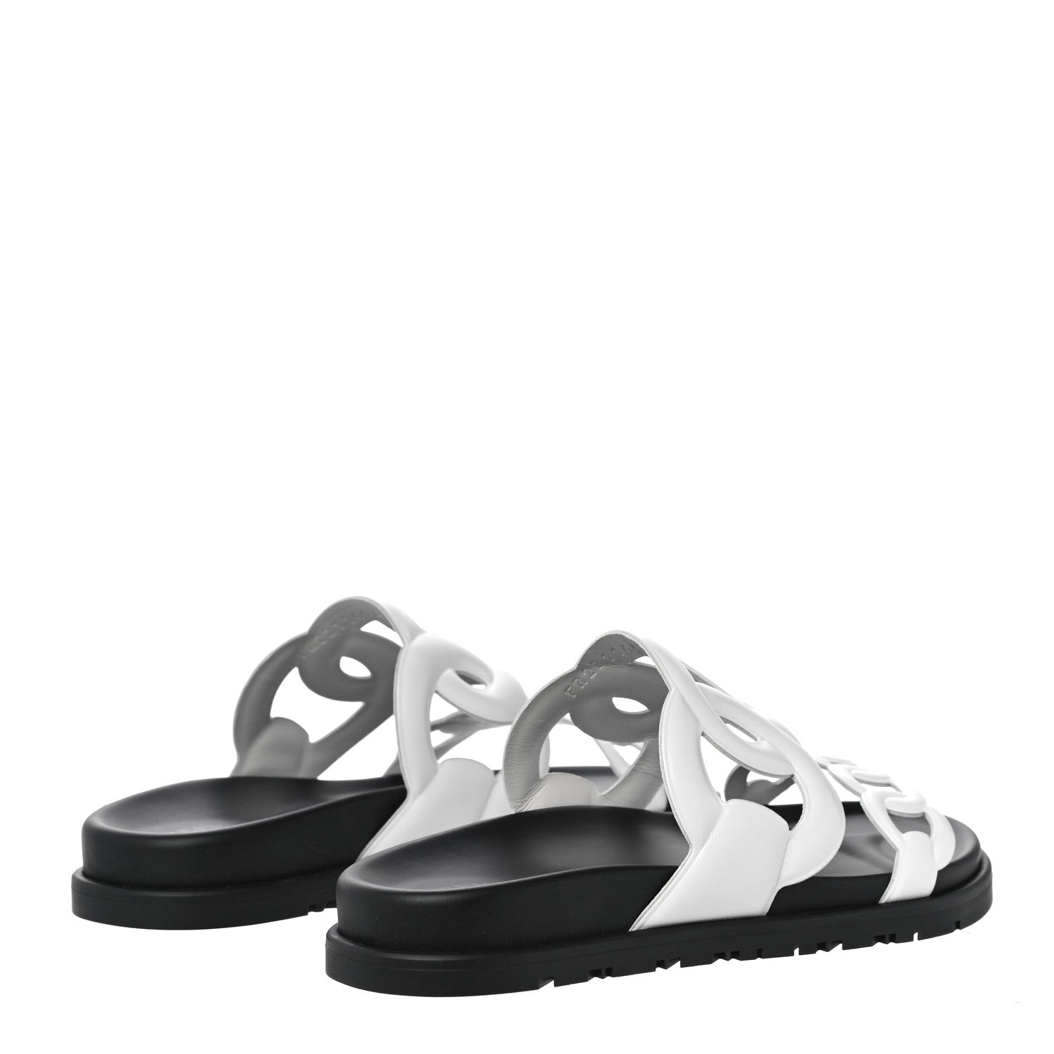 Hermes Nappa Womens Extra Sandals 35 White 3 of 10