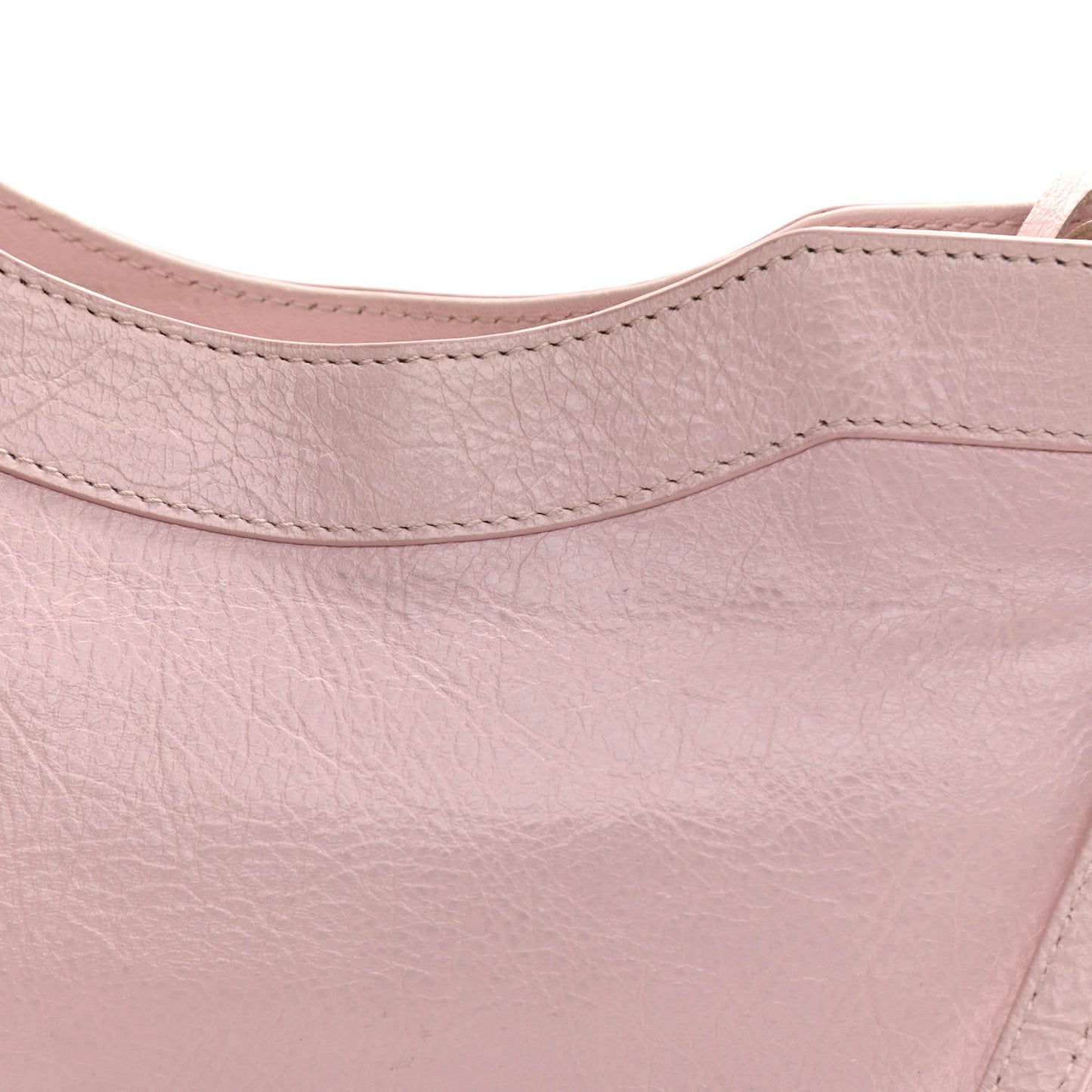 Agneau Classic Hardware Hip Rose Poudre