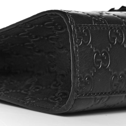 Gucci Guccissima Small Emily Shoulder Bag Black 11 of 12