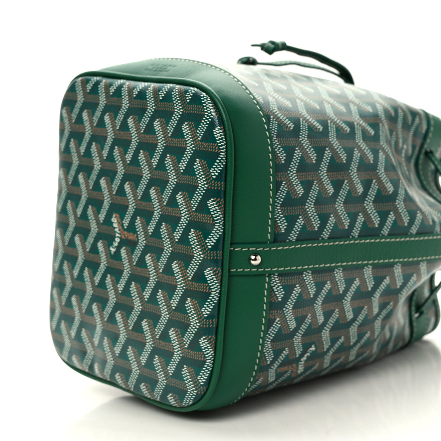 Goyardine Petit Flot Bucket Bag PM Green