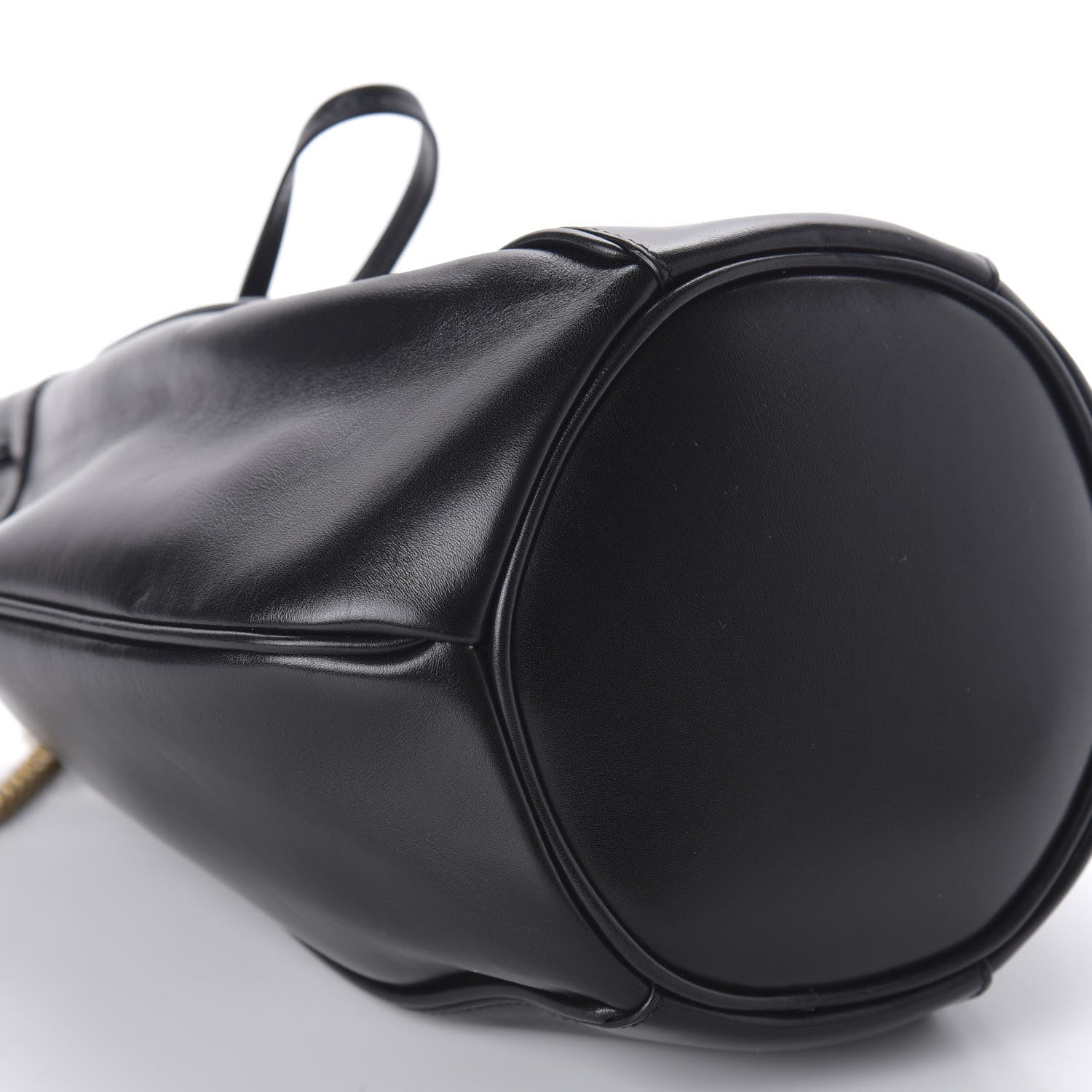 Saint Laurent Smooth Calfskin Small Talitha Bucket Bag Black 6 of 9