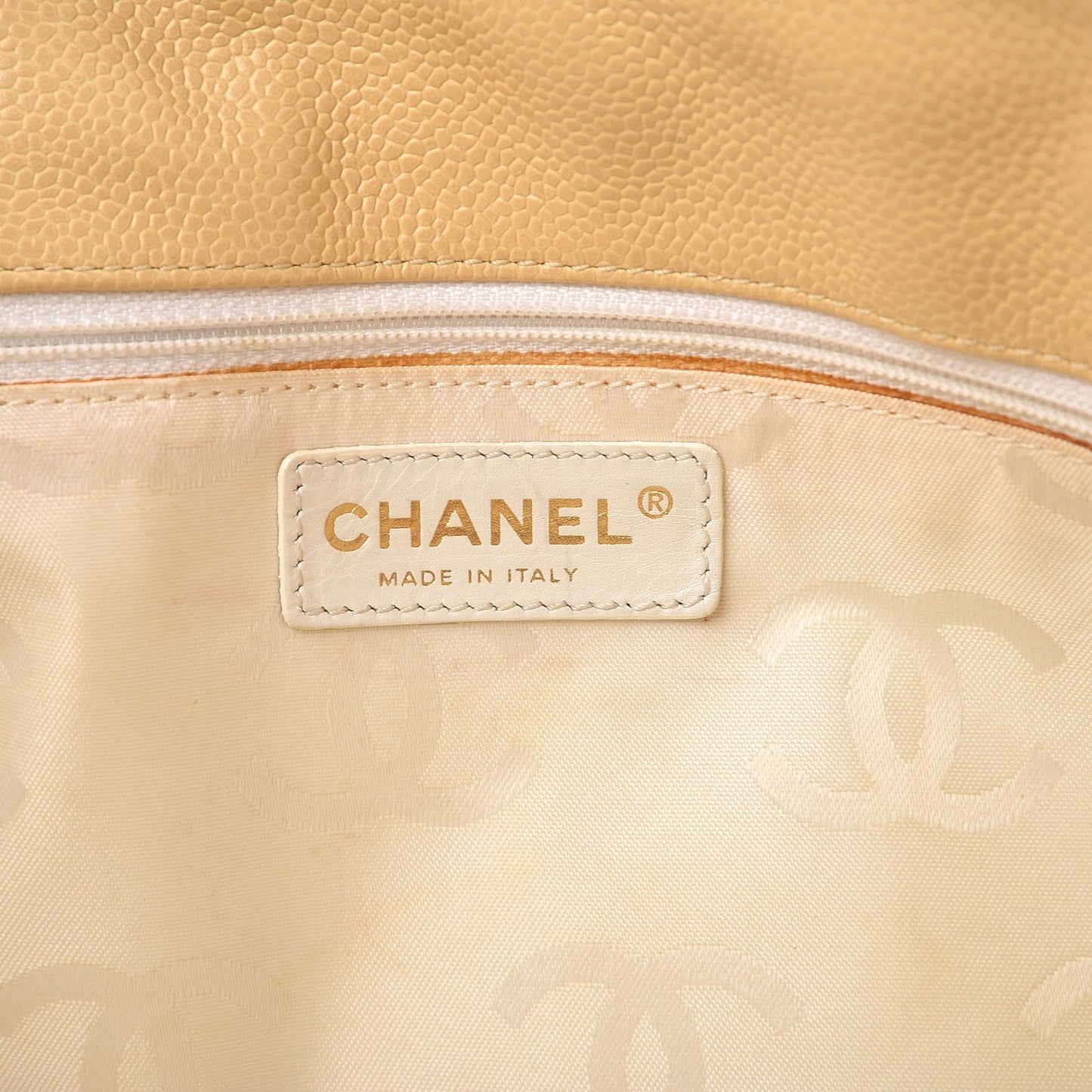Caviar CC Tote Beige Clair