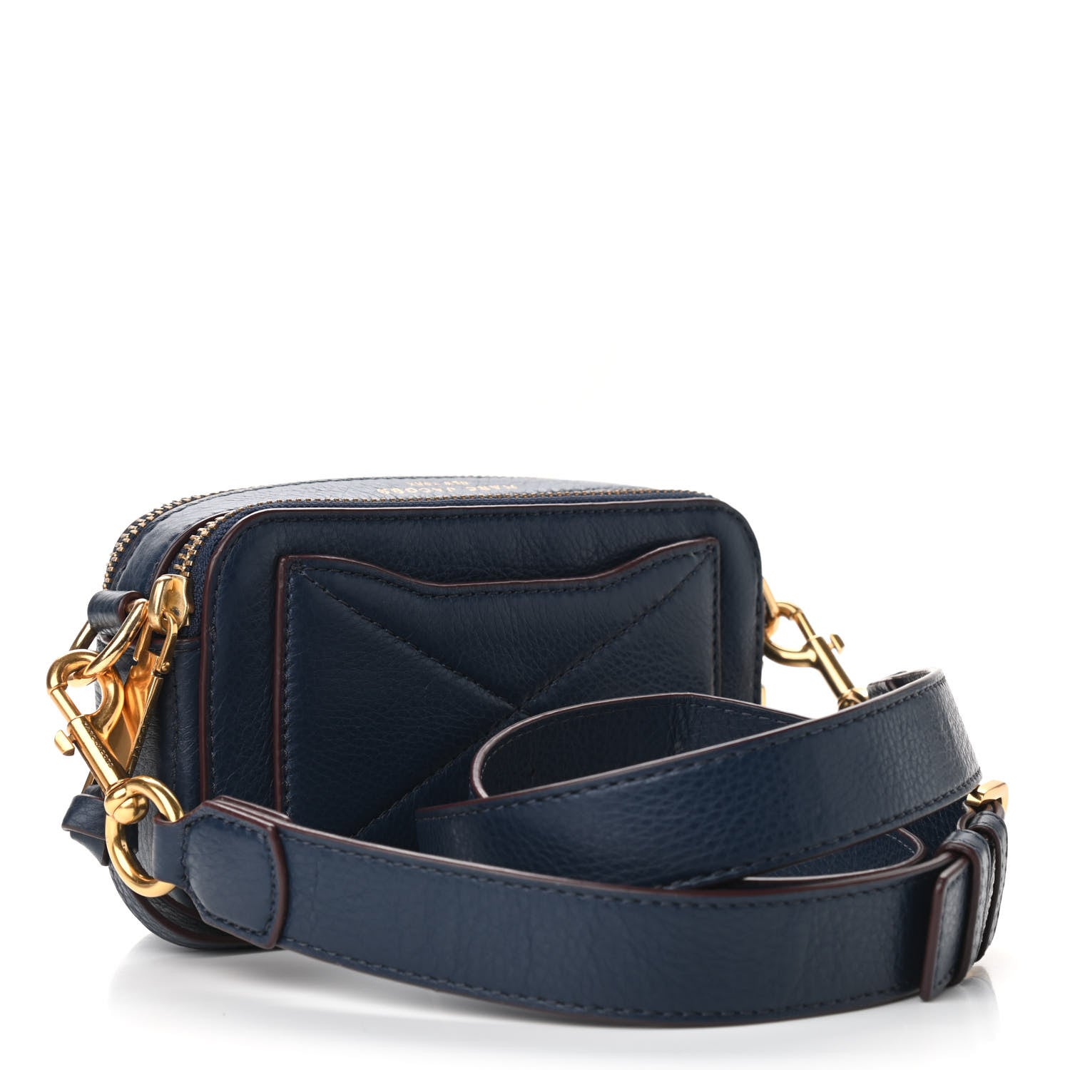 Marc Jacobs Calfskin Recruit Camera Bag Navy 2 of 11