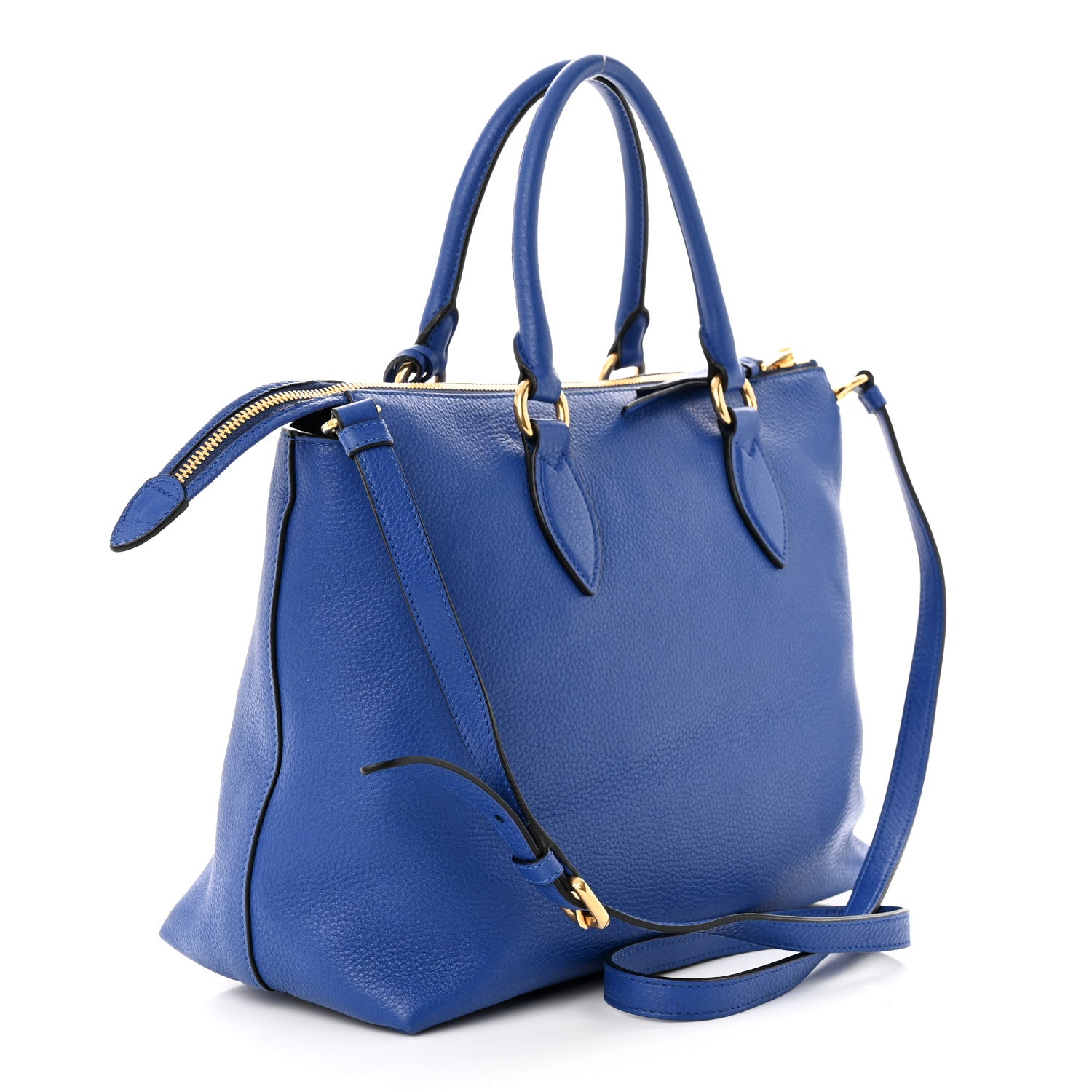 Prada Vitello Phenix Satchel Royal 2 of 10