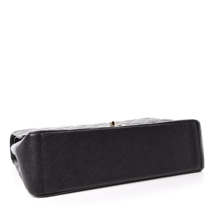 Chanel Caviar Quilted Maxi Double Flap Black 4 of 10
