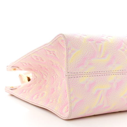 Louis Vuitton Empreinte Monogram Summer Stardust Onthego PM Pink 8 of 9