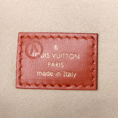 Louis Vuitton Lambskin Embossed Monogram Coussin PM Terracotta Brown 8 of 12
