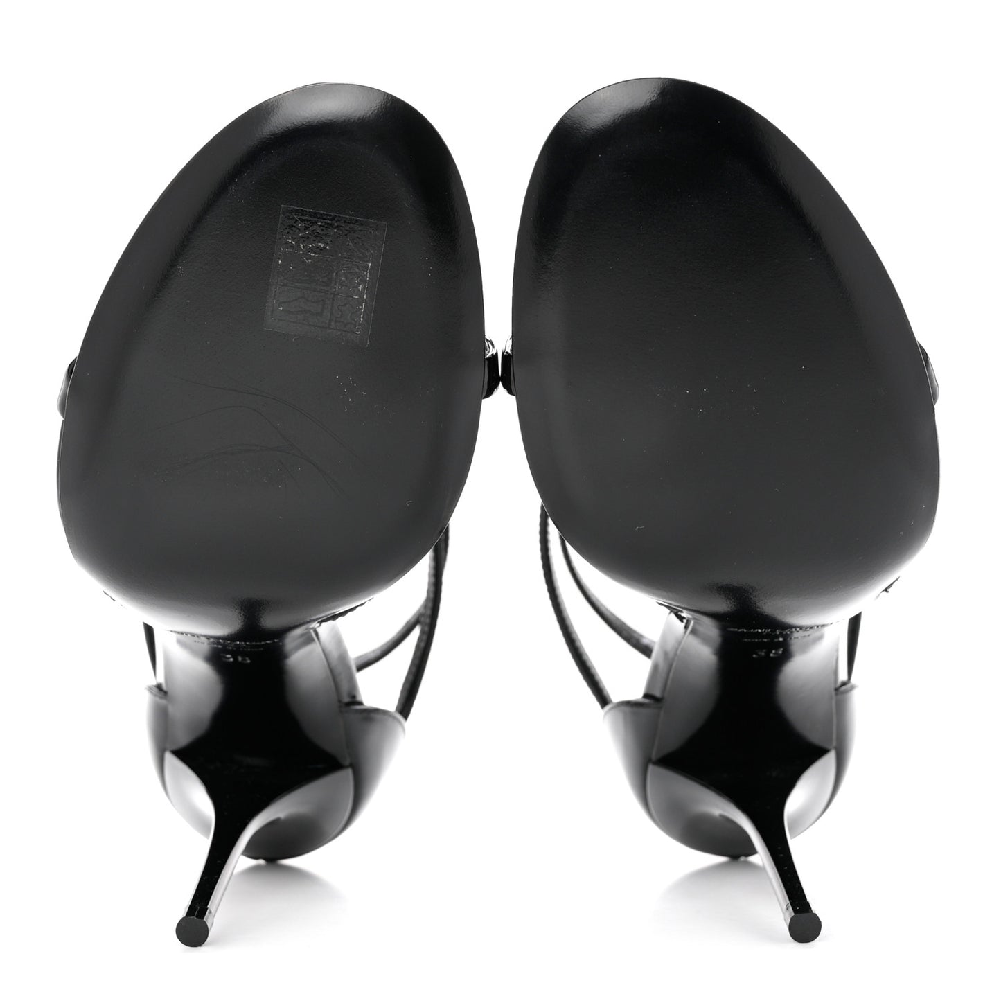 Patent Cassandra 100 Sandals 38 Black