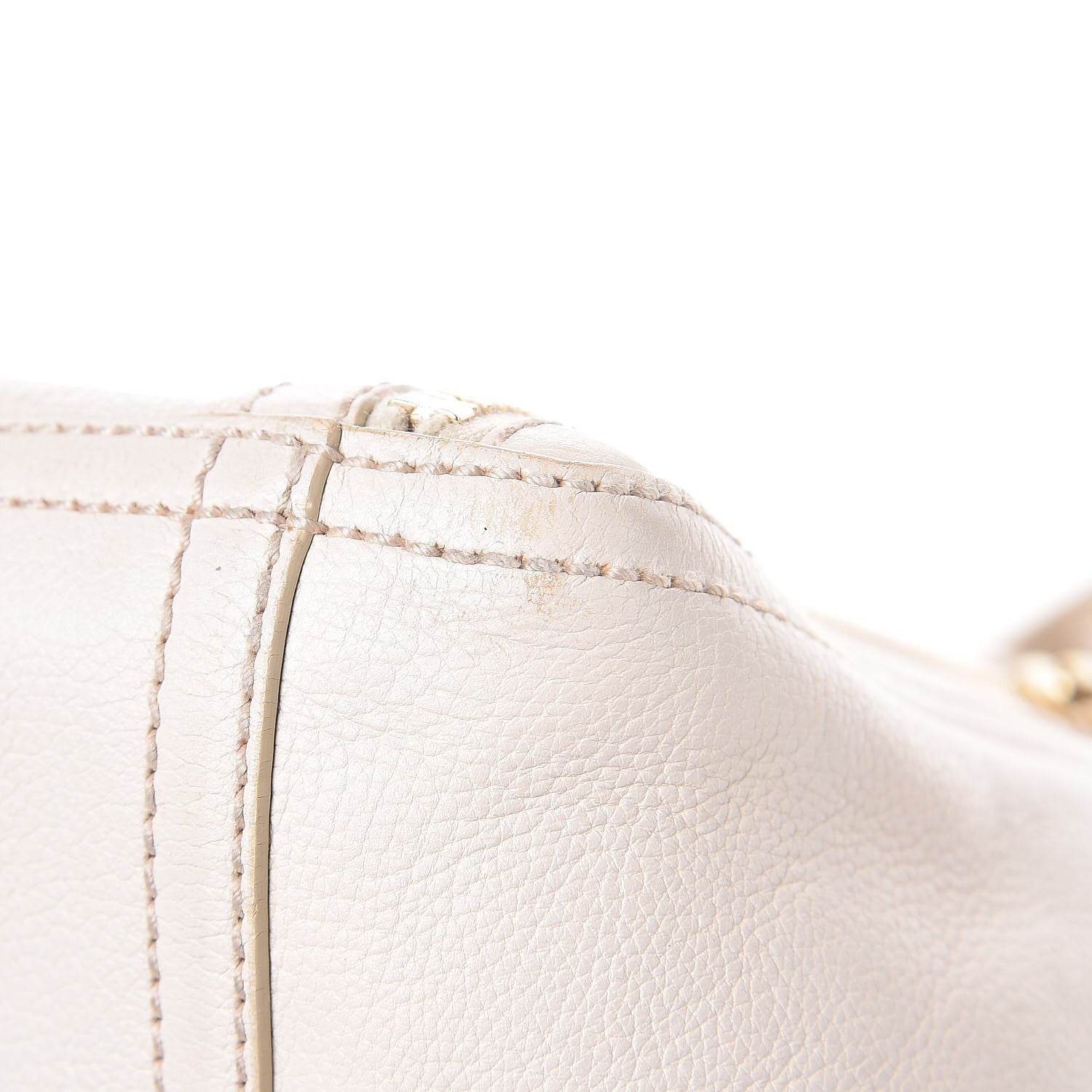 Saint Laurent Calfskin Large Downtown Tote Ivory 15 of 20