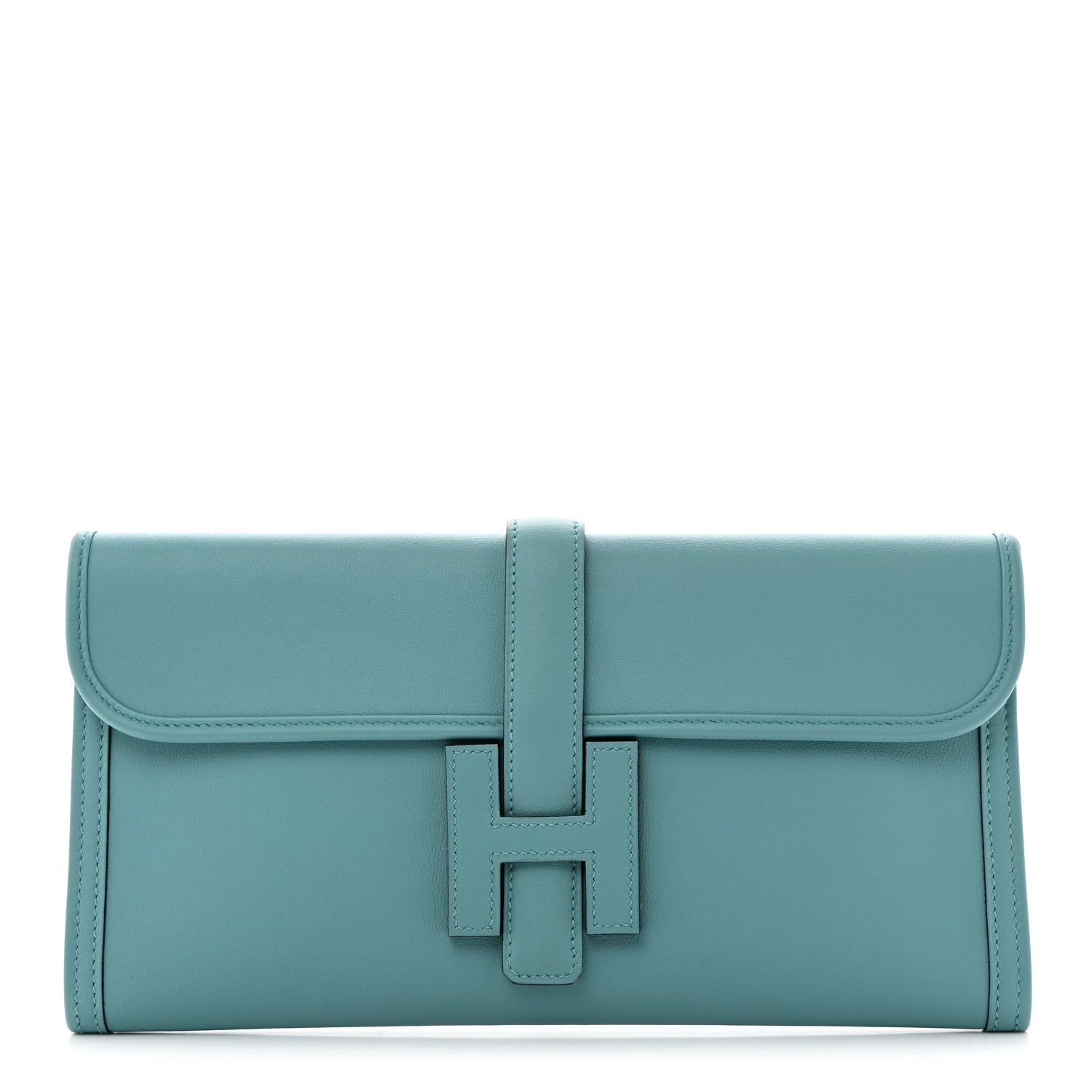 Hermes Swift Jige Elan 29 Clutch Bleu Atoll 1 of 7