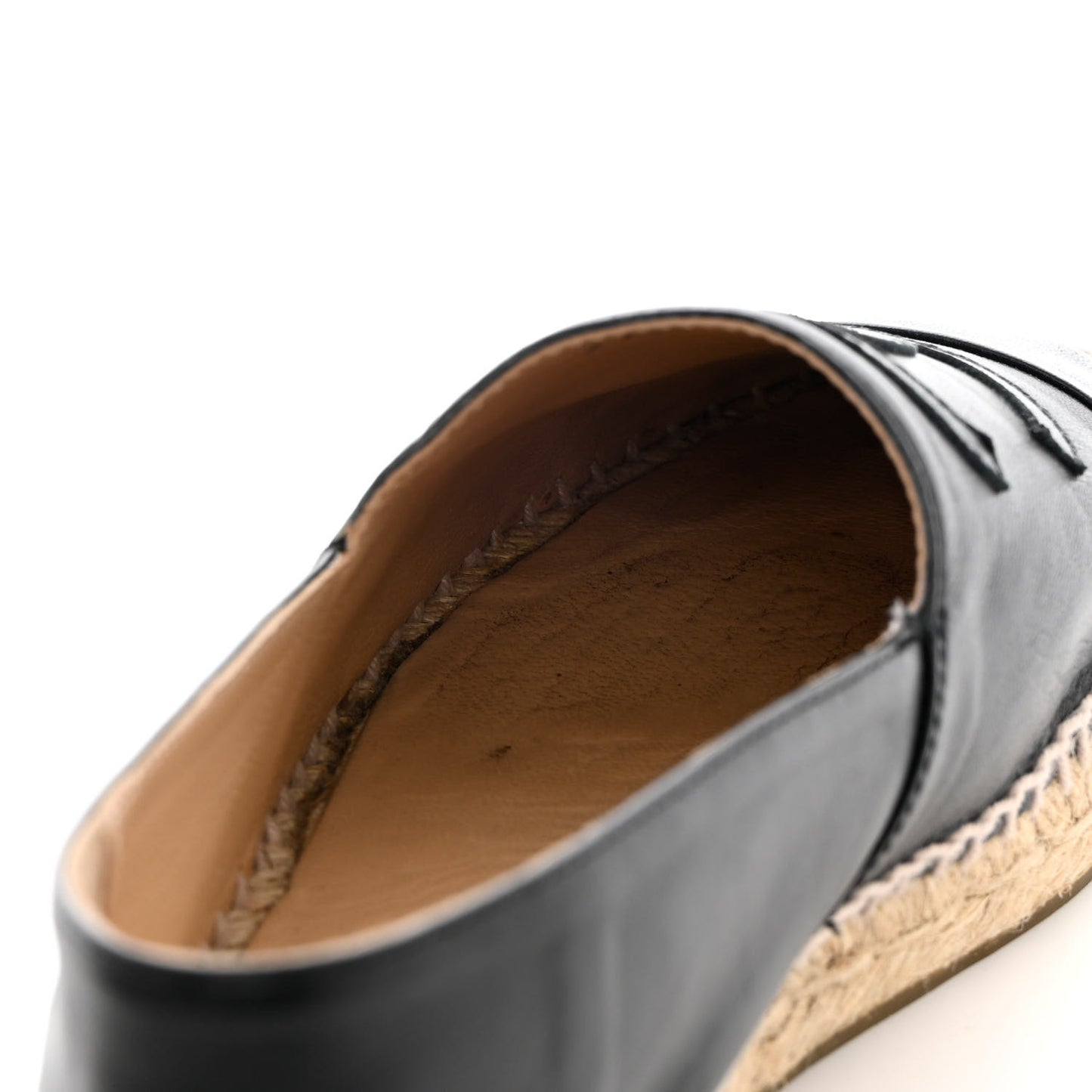 Lambskin CC Espadrilles 39 Black