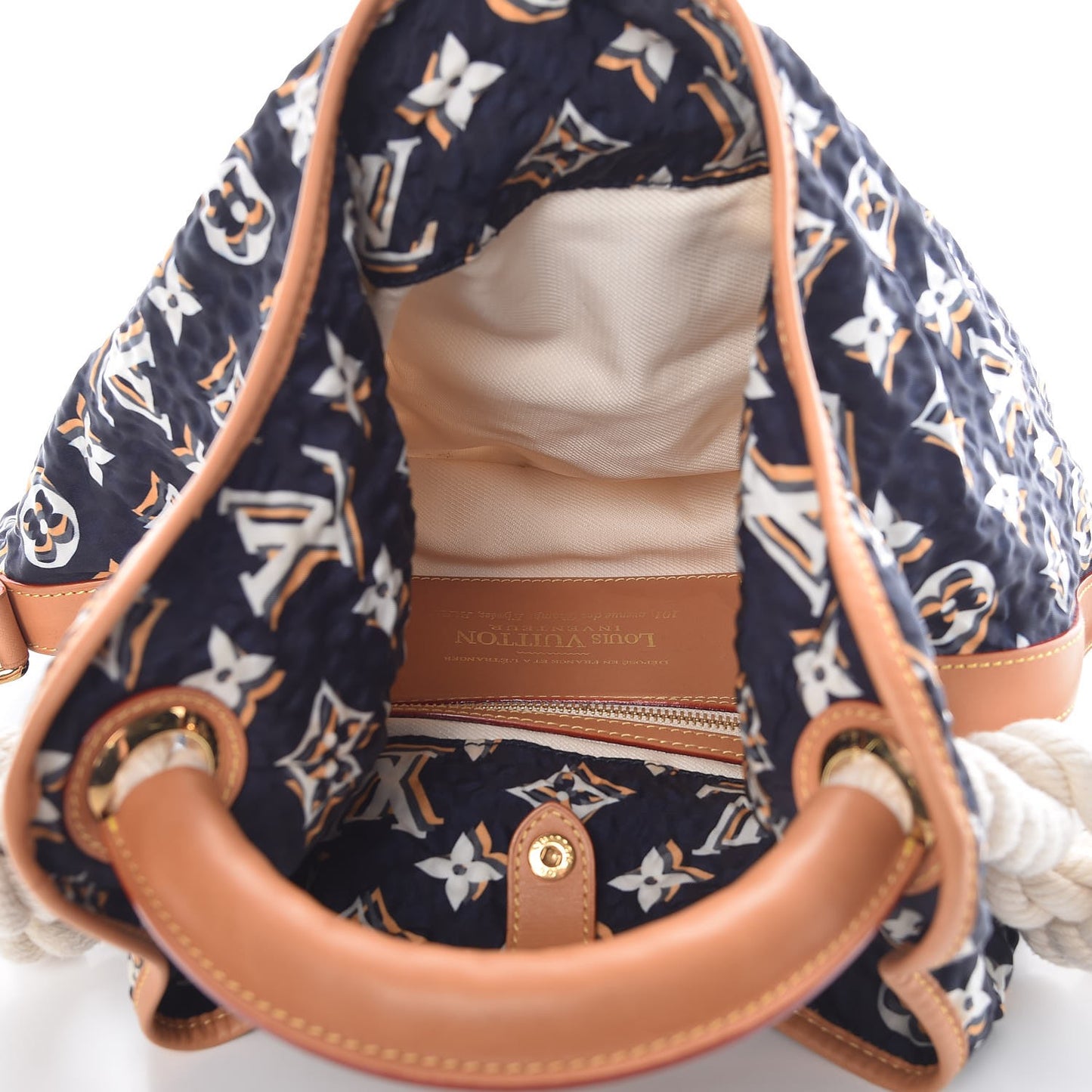 Nylon Monogram Cruise Bulles MM Navy