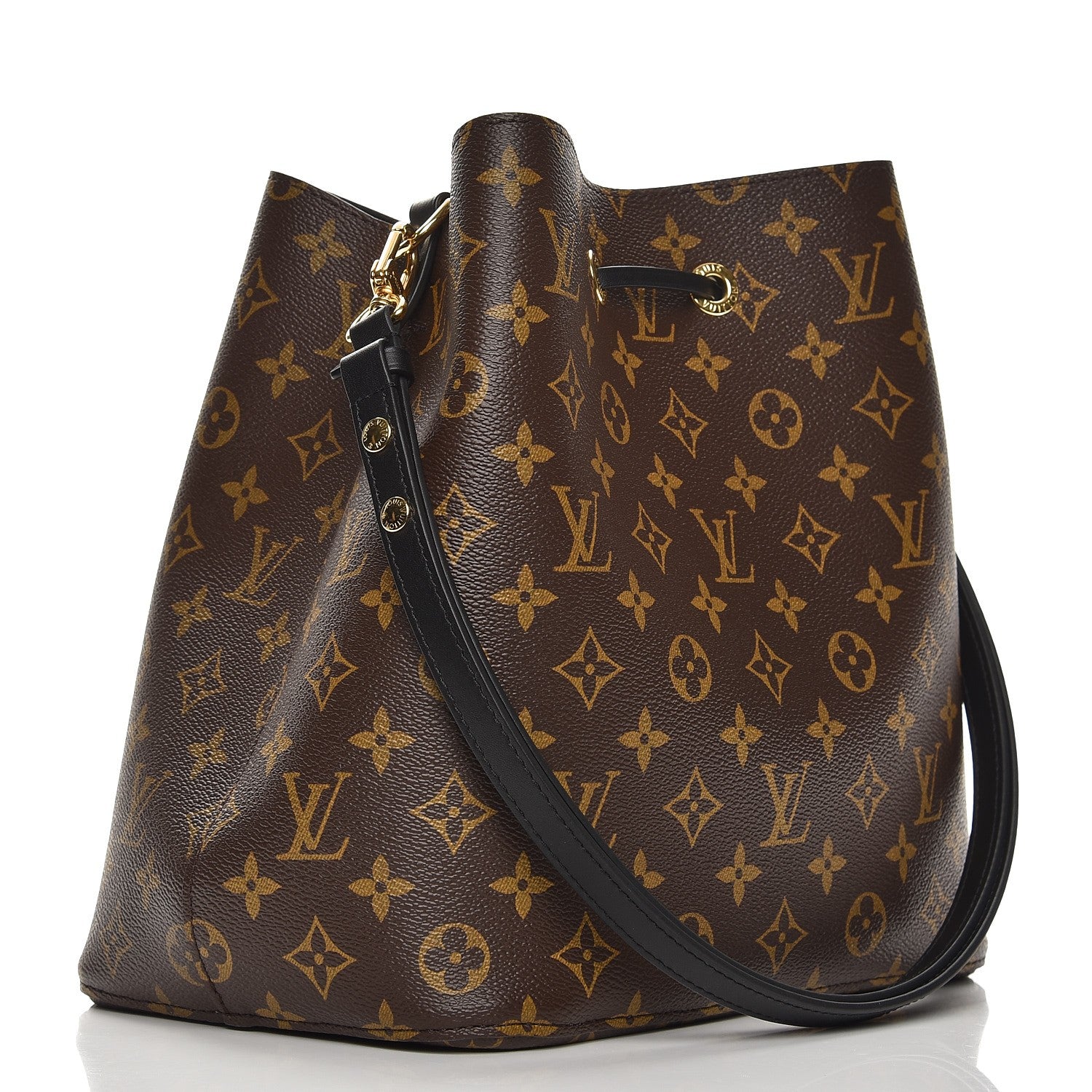 Louis Vuitton Monogram Neonoe MM Black 3 of 7