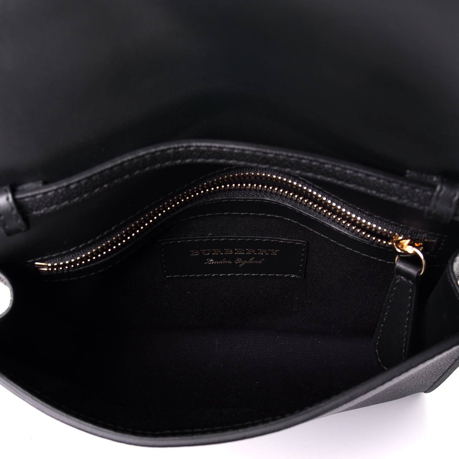 Burberry Grainy Calfskin Small Loxley Crossbody Black 5 of 8