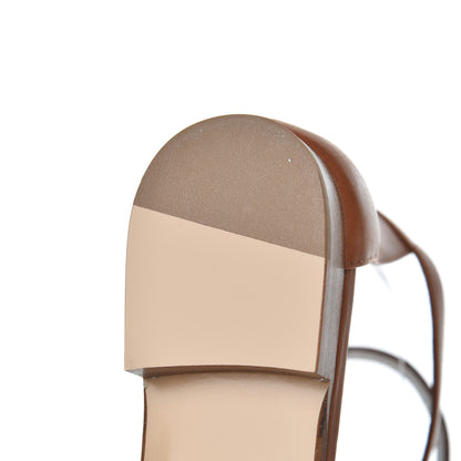 Hermes Heritage Calfskin Baia Sandals 38 Naturel 9 of 13